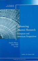 Cover of: Enhancing Alumni Research: European and American Perspectives, No. 126 Summer 2005