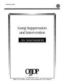 Cover of: Gang Suppression & Intervention: An Assessment