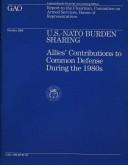 Cover of: U.s.-nato Burden Sharing | 