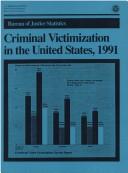 Cover of: Criminal Victimization in the U.S. 1991 by 