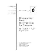 Cover of Community-based Interventions For Smokers by Beti Thompson