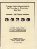 Cover of: Breeding Oat Cultivars Suitable for Production in Developing Countries (1994 report) | 