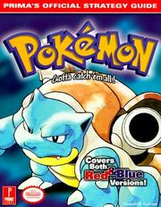 Cover of: Pokemon (Blue Cover) (Prima's Official Strategy Guide)