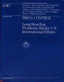 Cover of: Drug Control: Long-Standing Problems Hinder U.S. International Efforts