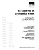 Cover of: Perspectives on Affirmative Action and Its Impact on Asian Pacific Americans | Gena A. Lew