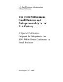 Cover of: The Third Millennium : Small Business & Entrepreneurship in the 21st Century