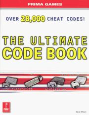 Cover of: The Ultimate Code Book: Prima Games
