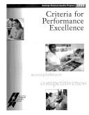 Cover of: Criteria for Performance Excellence | Harry S. Hertz