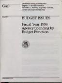 Cover of: Budget Issues: Fiscal Year 1996 Agency Spending by Budget Function