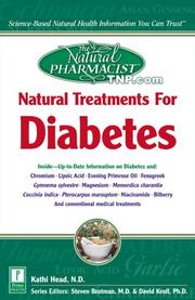 Cover of: Natural Treatments for Diabetes by Kathi Md Head