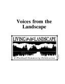 Cover of: Voices from the Landscape | Barry Leonard
