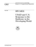 Cover of: HIV/Aids: Usaid and U.N. Response to the Epidemic in the Developing World