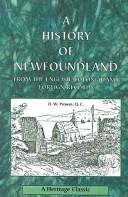 Cover of: A History of Newfoundland, Canada from the English, Colonial and Foreign Records by Prowse, D. W.