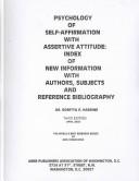 Cover of: Psychology of Self-Affirmation With Assertiveness Attitude by Rosetta R. Hardine