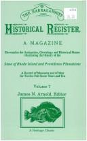 Cover of: The Narragansett Historical Register, Volume 7