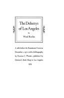 Cover of: The Dohenys of Los Angeles: A talk before the Zamorano Club on December 1, 1971 (Los Angeles miscellany)