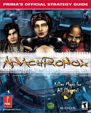Cover of: Anachronox (Prima's Official Strategy Guide) by Inc. IMGS, IMGS Inc.