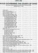 Cover of: Rules Governing the Courts of Ohio, 1997-98