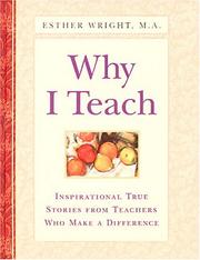 Cover of: Why I Teach