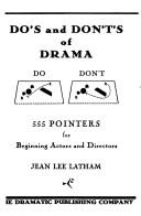 Cover of: Do's and Don'ts of Drama by Jean Lee Latham