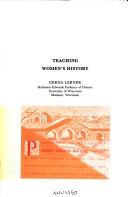 Cover of: Teaching Women's History by Gerda Lerner
