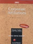 Cover of: 2002 Lexis Nexis Corporate Affiliations (Directory of Corporate Affiliations, 2002) by LexisNexis
