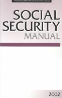 Cover of: Social Security Manual 2002 (Social Security Manual, 2002)