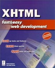 Cover of: XHTML Fast & Easy Web Development