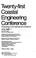 Cover of: Coastal Engineering, 1988 (Coastal Engineering Conference//Proceedings of the Coastal Engineering Conference)