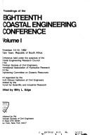 Cover of: Coastal Engineering 1982 (Coastal Engineering Conference//Proceedings of the Coastal Engineering Conference) by Billy L. Edge