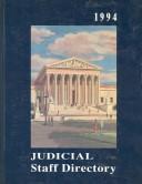 Cover of: 1994 Judicial Staff Directory: 1,900 Biographies (Judicial Staff Directorywinter)