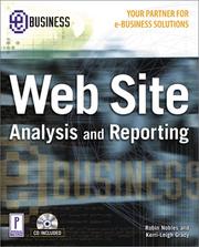 Cover of: Web Site Analysis and Reporting