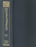 Cover of: 1999 MLA International Bibliography of Books and Articles on the Modern Languages and Literatures by 