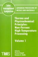 Cover of: International Symposium on Sulfide Smelting 2006 (Advanced Processing of Metals and Materials)