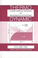 Cover of: Thermodynamic Loop Applications in Materials Systems