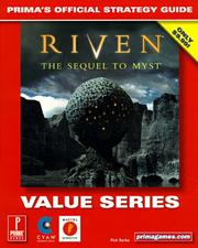 Cover of: Riven: The Sequel to Myst (Value Series): Prima's Official Strategy Guide