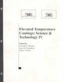 Cover of: Elevated Temperature Coatings by 