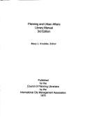 Planning & urban affairs library manual by Mary L. Knobbe