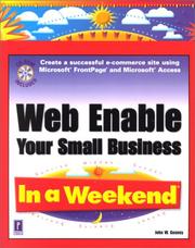 Cover of: Web Enable Your Small Business In a Weekend