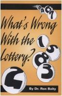 Cover of: What's Wrong with the Lottery?