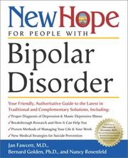 Cover of: New hope for people with bipolar disorder