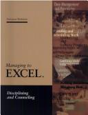 Cover of: Managing to Excel Participant Book - Counseling/disciplining Employees