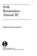 Cover of: Irish Renaissance Annual III