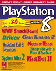 Cover of: PlayStation Volume 8: Prima's Unauthorized Strategy Guide