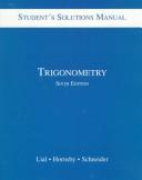 Cover of: Trigonometry: Student's Solutions Manual
