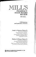 Cover of: Mill's pharmacy state board review: 1730 questions and explanatory answers