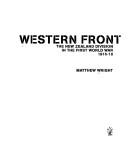 Cover of: Western Front: The New Zealand Division in the First World War 1916-1918