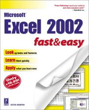 Microsoft Excel 2002 fast & easy by Faithe Wempen