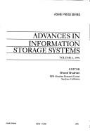 Advances in Information Storage Systems by Bharat Bhushan