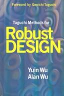 Cover of: Taguchi Methods for Robust Design
